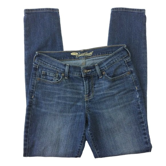 Old Navy Women's Jeans Sz 2 The Sweetheart Skin Hudson Skinny Denim Medium Wash - Picture 2 of 8